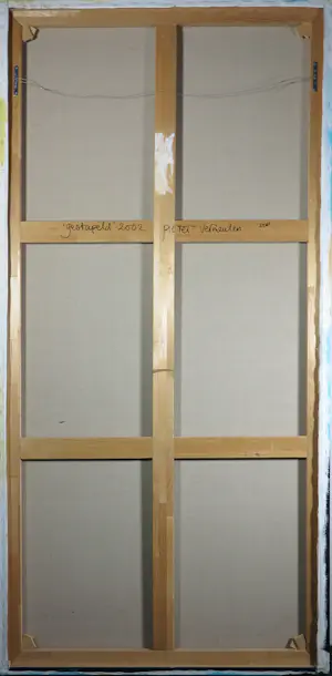 Pieter Vermeulen - Acryl op doek, Gestapeld (Zeer groot) kopen? Bied vanaf 250!