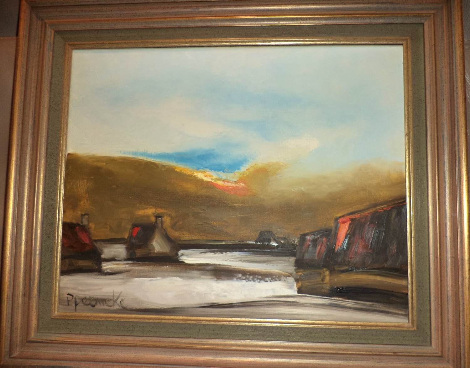Paul Permeke - Huizen in de sneeuw kopen? Bied vanaf 350!