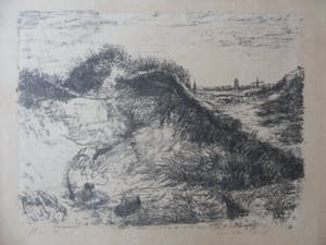 Otto Hanrath - Litho, De Nes Texel. kopen? Bied vanaf 30!