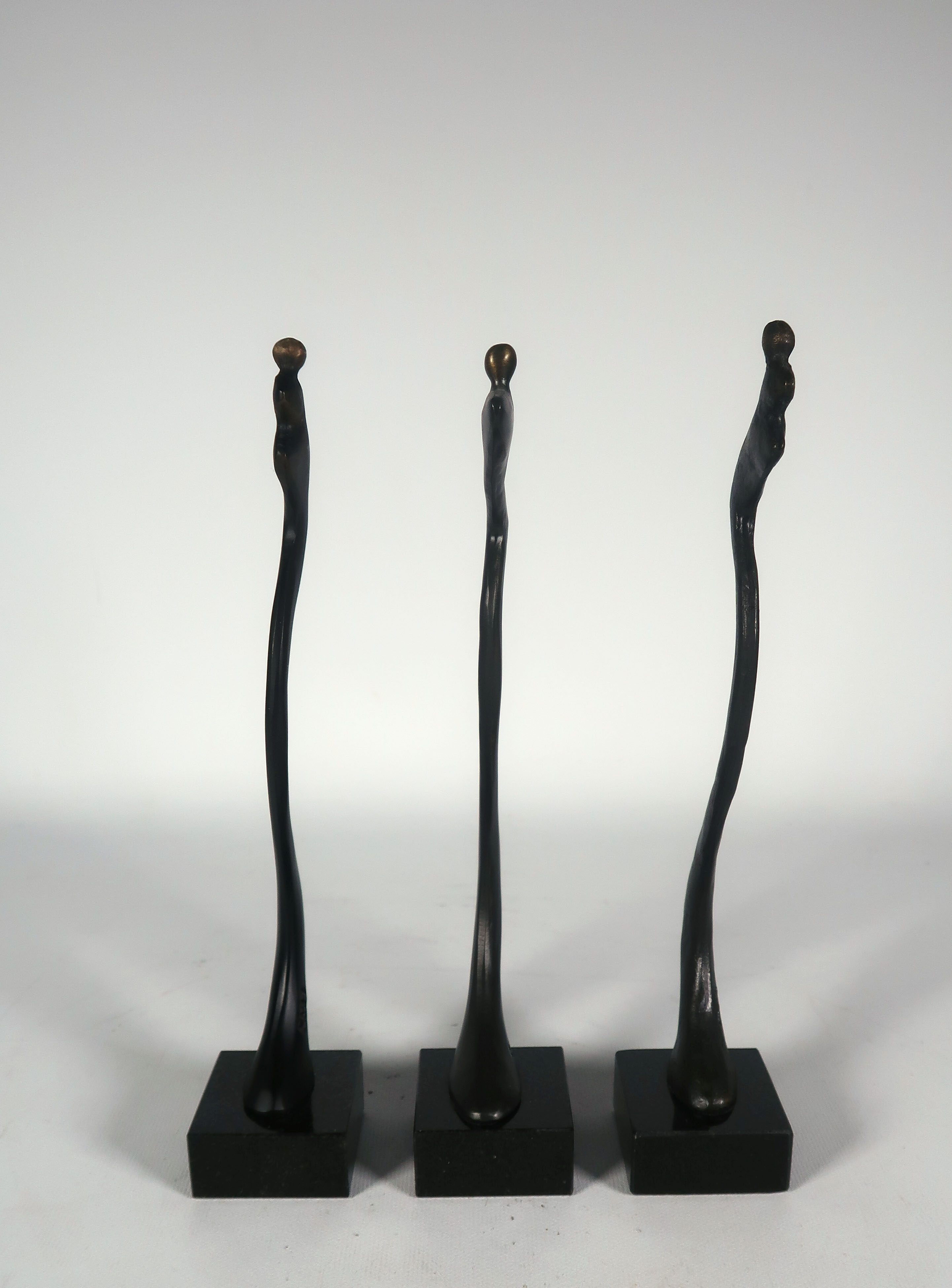 Corry Ammerlaan - Brons, Drie sculpturen kopen? Bied vanaf 30!