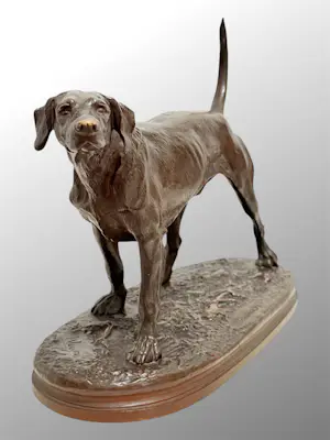 AcheterArthur Waagen - (1833-1898) - Sculpture, Le Chien Vampire - 31 cm - Bronze patiné? Enchérissez de 700!