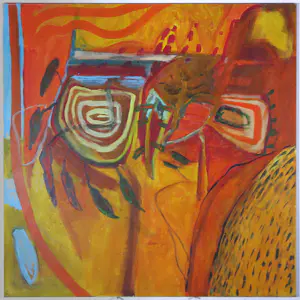 Hanny Reneman - Acryl op doek, Zonder titel (Zeer groot) kopen? Bied vanaf 150!