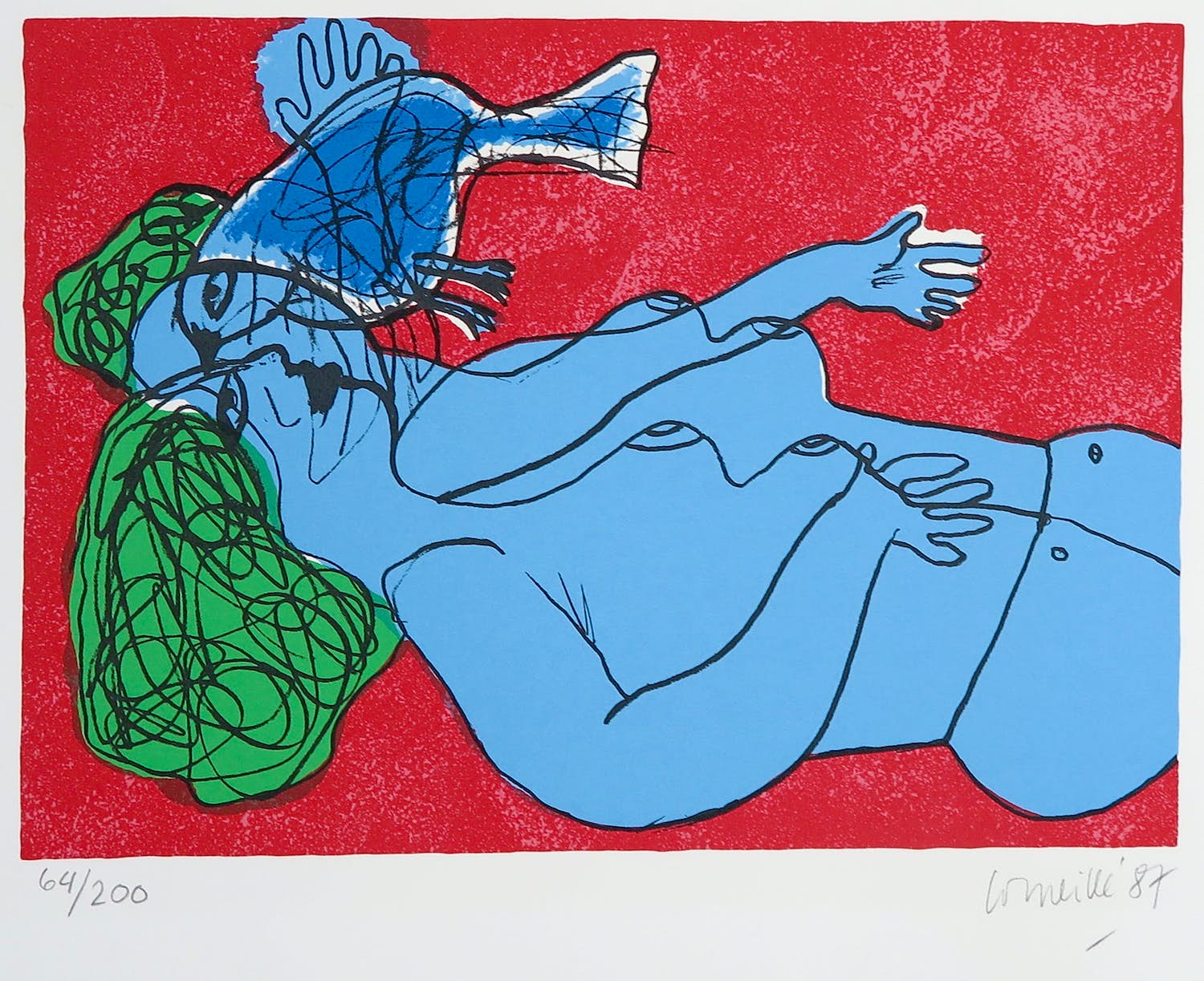 Corneille - Zeefdruk, Hymne a l’ete verkocht voor € 1!