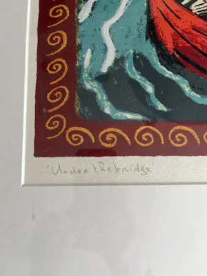 Jacques Tange - Under the bridge (Zeefdruk 148 van 200) kopen? Bied vanaf 50!