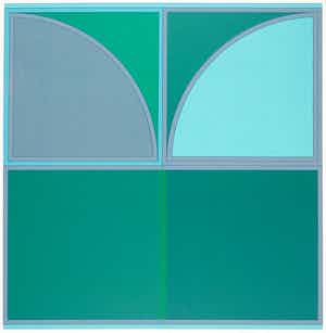 Gordon House - Zeefdruk, Geometrische compositie verkocht voor € 50!