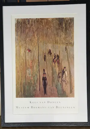 Kees van Dongen - Affiche "Le chemin de la vertu/Weg van de deugd " kopen? Bied vanaf 65!