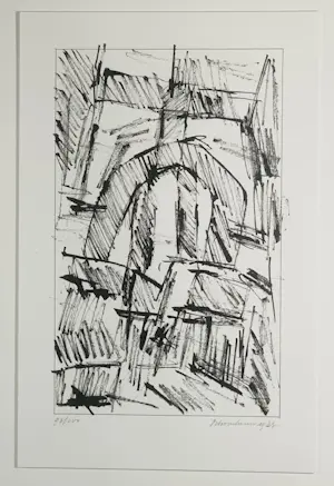 Jan Schoonhoven - Bijzonder ingelijste zeefdruk, gesigneerd + Art Book : ZERO 4321 ! kopen? Bied vanaf 450!