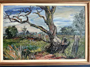 Herbert Fiedler - Landschap in Laren (1936) kopen? Bied vanaf 1350!