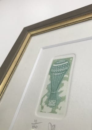 Niet of onleesbaar gesigneerd - Ets, ingelijst kopen? Bied vanaf 1!