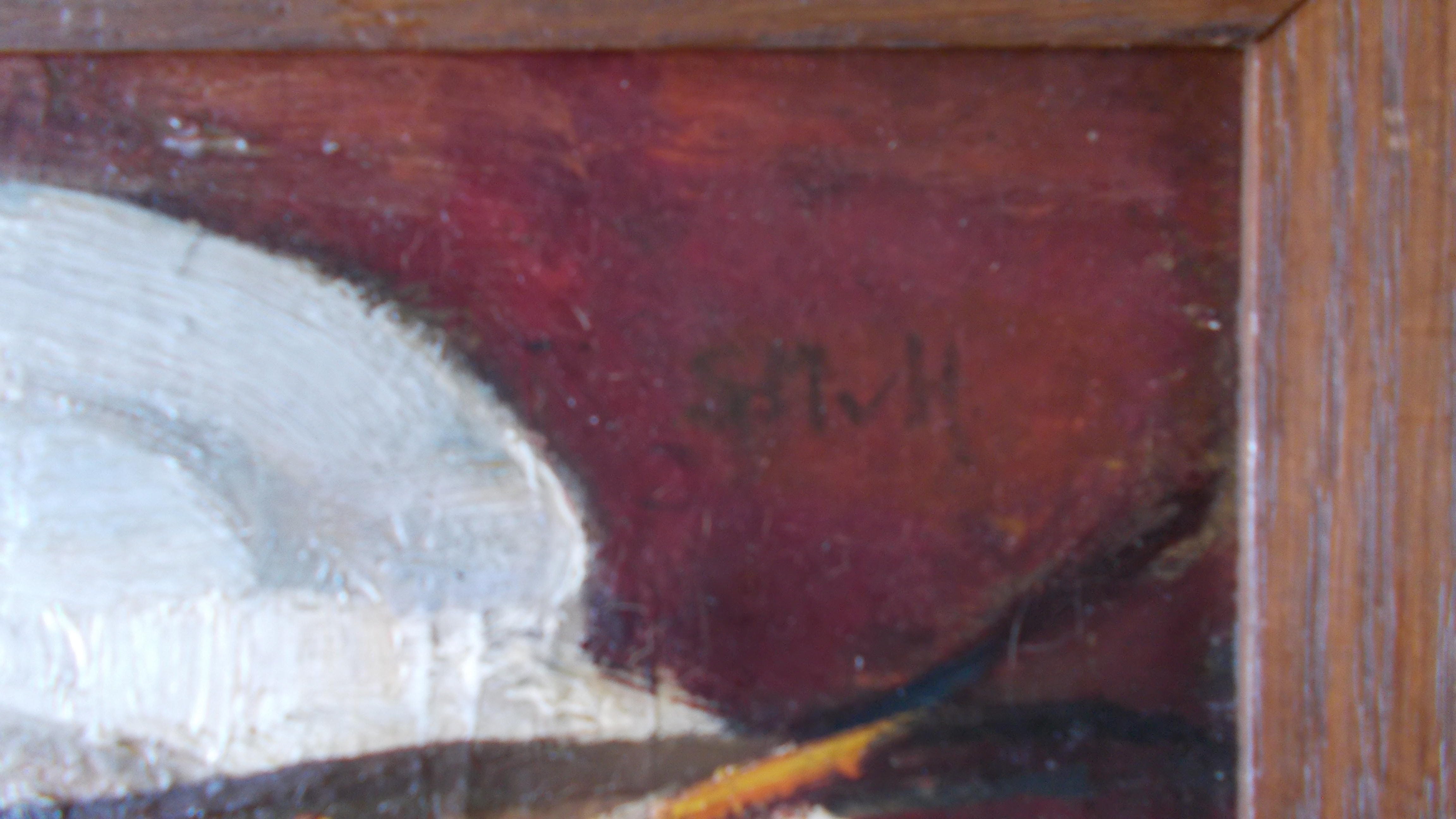 Sientje Mesdag van Houten - Stilleven met appel en makreel kopen? Bied vanaf 400!