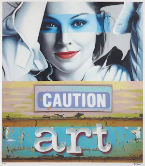 Jan Bollaert - Lambdaprint, Caution Art - Ingelijst kopen? Bied vanaf 50!