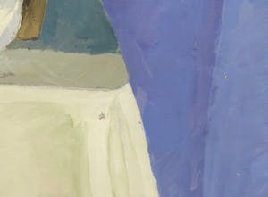 Rob Loos - Olieverf op doek, Tafel met droogbloemen - Ingelijst kopen? Bied vanaf 1!