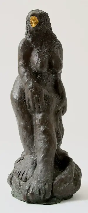 Aat Veldhoen - Bronzen sculptuur: 'Vogelvrouw' kopen? Bied vanaf 2950!