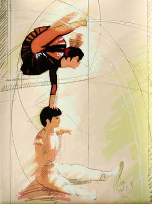 Nico Vrielink - Acrobaten verkocht voor € 40!