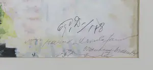 Pieter Defesche - Gouache, Zonder titel - Ingelijst kopen? Bied vanaf 50!