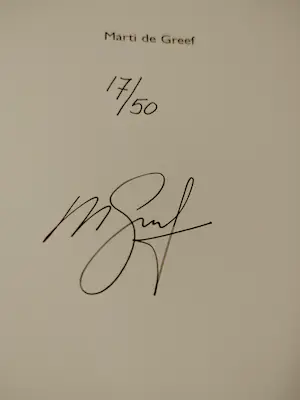 Marti de Greef - Marti de Greef - 1e uitgaves gesigneerd 17/50 kopen? Bied vanaf 1!