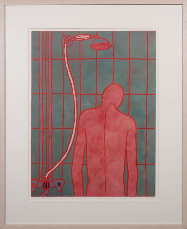 Raquel Maulwurf - Raquel Maulwurf: Lino, Douche - Ingelijst verkocht voor € 40!