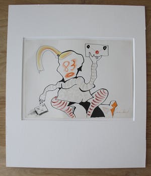 Lucebert - Met de hand bewerkte litho van Lucebert - 1982 kopen? Bied vanaf 250!