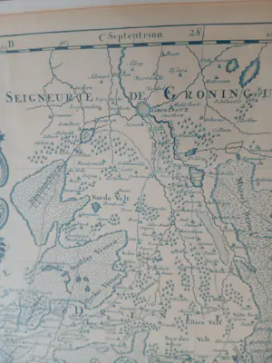 Alexis Hubert Jaillot - Litho - Kaart van Overijssel/Salland-Twente en Drenthe kopen? Bied vanaf 125!