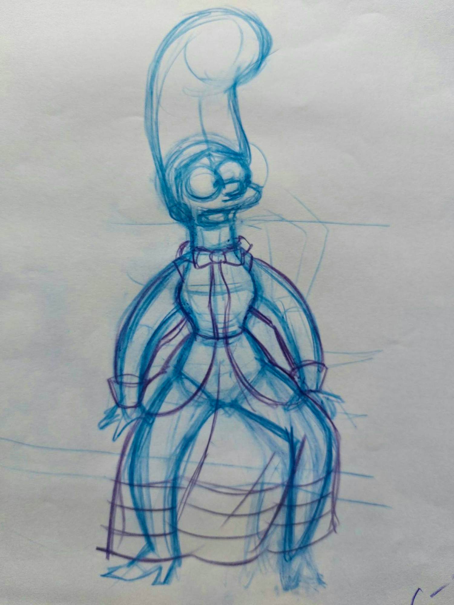 Matt Groening - originele productietekening, ingelijst + certificaat kopen? Bied vanaf 85!