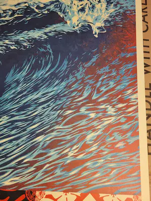 Shepard Fairey - WAVE OF DISTRESS SIGNED OFFSET LITHOGRAPH kopen? Bied vanaf 1!
