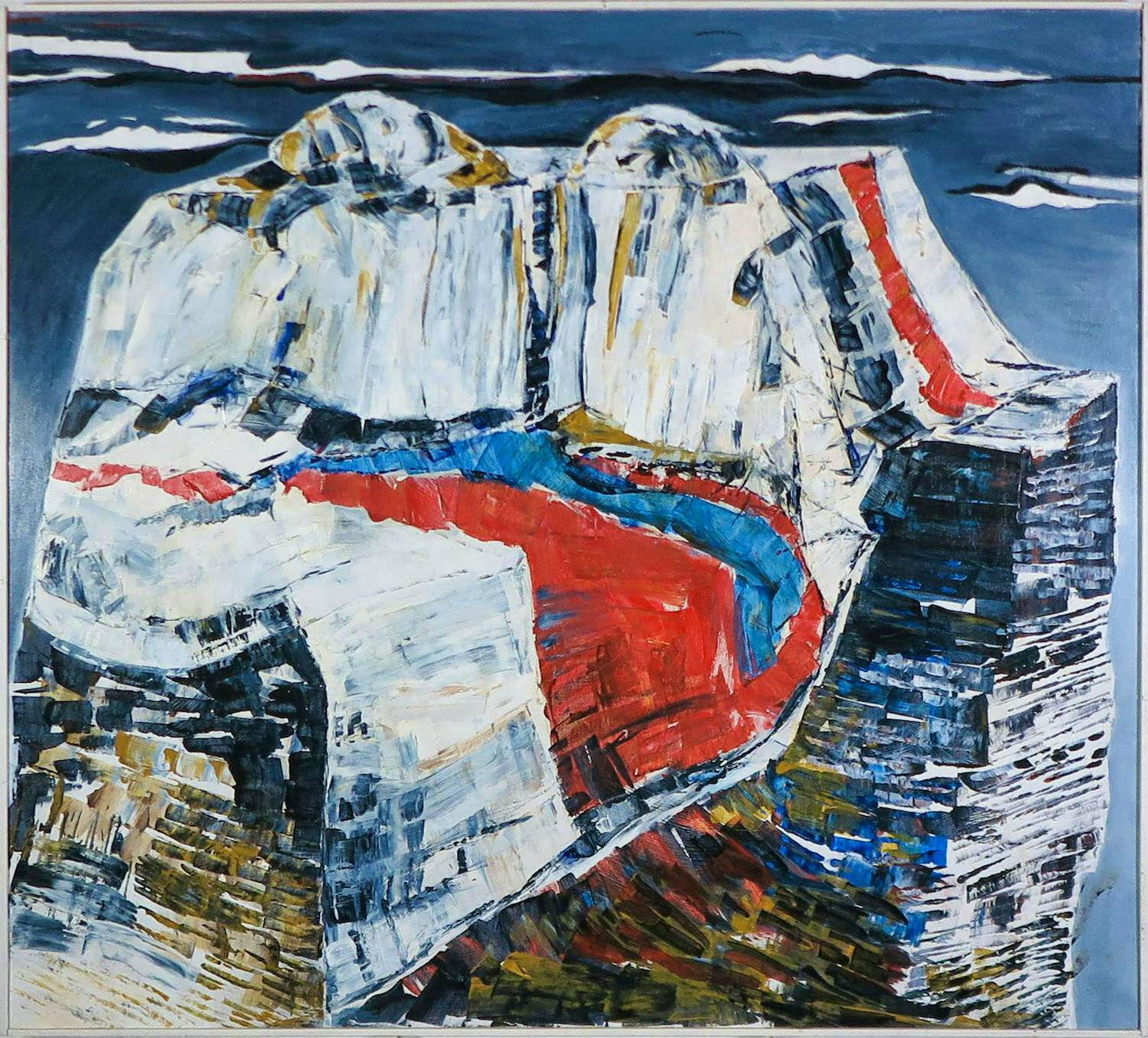 Sophie Mellema - Acryl op paneel, Zonder titel - Ingelijst (Groot) kopen? Bied vanaf 175!