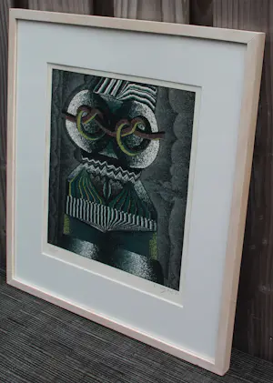 Shinkichi Tajiri - Ingelijste zeefdruk - 1991 kopen? Bied vanaf 225!