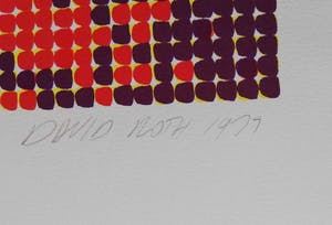 David Roth - KLEURRIJKE GEOMETRIE / KLEURZEEFDRUK / 74x73cm / SIG / 1971 kopen? Bied vanaf 25!