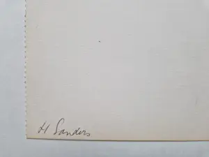 Har Sanders - een figuratieve aquarel van har Sanders zie je niet zo vaak - "op de fiets" kopen? Bied vanaf 58!