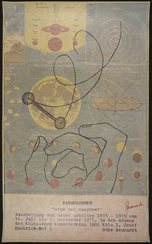 Panamarenko - Handgesigneerde grote vouwfolder, Atom and Manpower kopen? Bied vanaf 1!