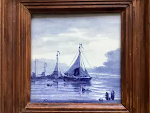Porceleyne Fles - Delftsblauw tableau naar Mesdag kopen? Bied vanaf 100!