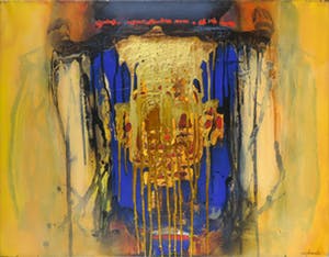 Hans Vanhorck - Acryl op doek, Xolotl II kopen? Bied vanaf 400!