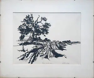 Har Siekman - linosnede - Landschap - 25563 kaufen? Bieten Sie von 65!