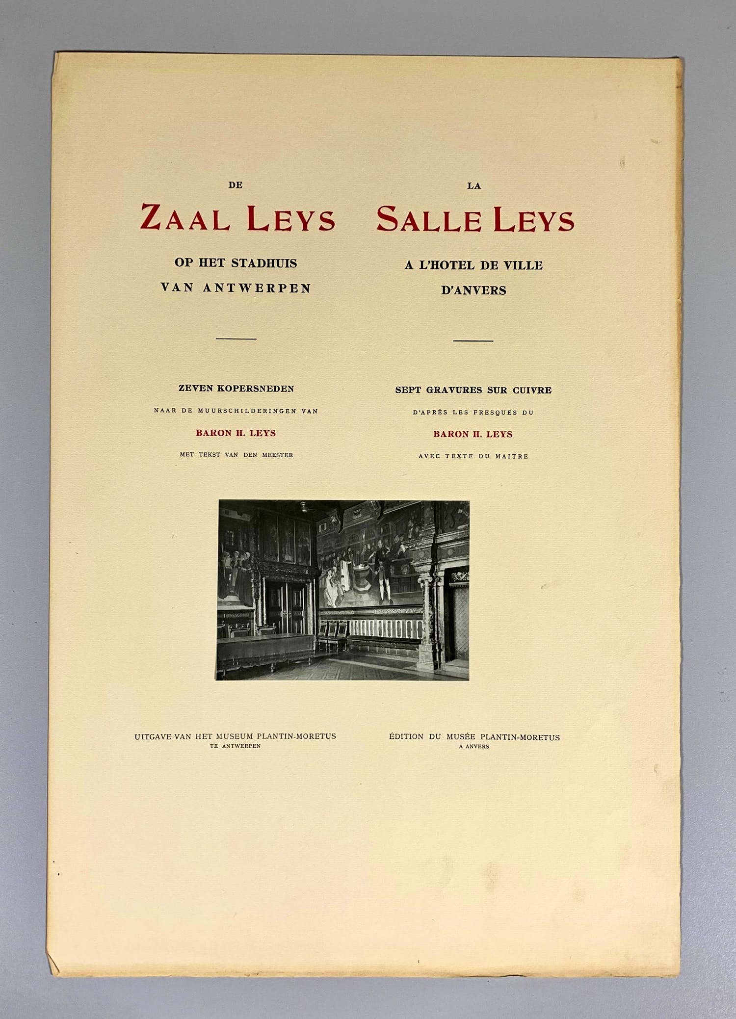 Henri Leys - De zaal Leys op het stadhuis van Antwerpen kopen? Bied vanaf 50!