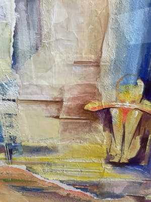 Helen Westgeest - Gemengde techniek op papier, Overpeinzingen - Ingelijst (Groot) kopen? Bied vanaf 75!