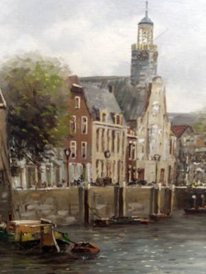 Siem Schaeffer - Gezicht op Delfshaven kopen? Bied vanaf 350!