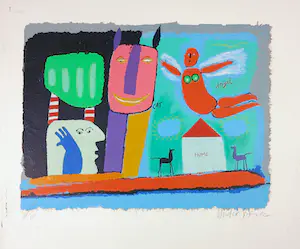 Wouter Stips - Zeefdruk, Home, Cat, Angel kopen? Bied vanaf 1!