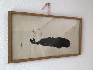 Dianne Bakker - Linosnede 'De dood' 2012 - Plus boek Biblioteca (Luxe ed.) 2014 kopen? Bied vanaf 225!