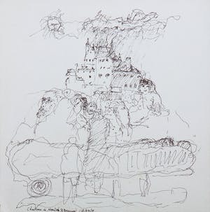 Franscz Witte - Lot van vijf werken op papier in gemengde techniek kopen? Bied vanaf 1!