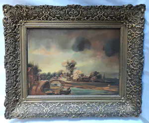 Niet of onleesbaar gesigneerd - Landschap in hollandse stijl kopen? Bied vanaf 1!