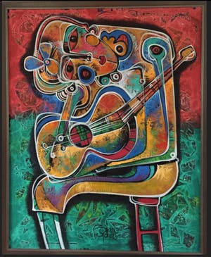 Simeon Gonzales - Mujer y Guitarra (The Lady and the Guitar) kopen? Bied vanaf 400!