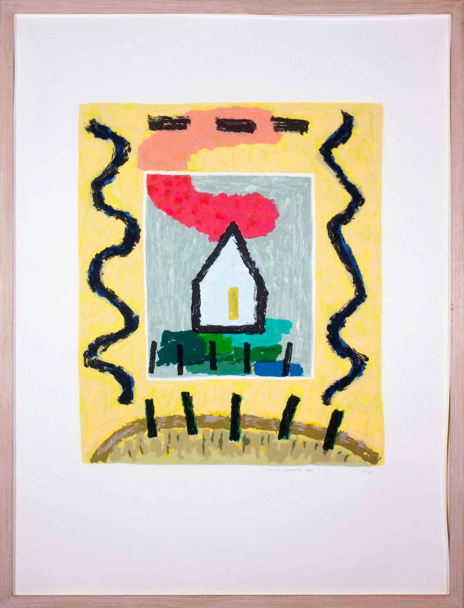 Harrie Gerritz - Zeefdruk, Huis - Ingelijst (Groot) kopen? Bied vanaf 50!