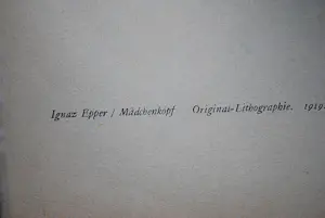 Ignaz Epper - 1919: 2 Duits expressionistische litho's kopen? Bied vanaf 80!