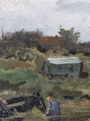 Willem G.F. Jansen - Stevensweert pondje bij hoge oever kopen? Bied vanaf 1000!