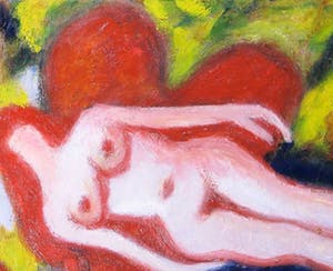 Pieter Haan - Don’t break my heart - Expressionistisch kunstwerkje kopen? Bied vanaf 1!