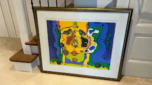 Patty Harpenau - Grote zeefdruk/litho met prachtige lijst kaufen? Bieten Sie von 100!