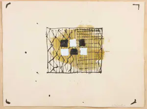 Xavier Puigmarti - Gemengde techniek op papier, Circle Espititual - Ingelijst kopen? Bied vanaf 60!