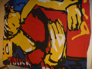 Herman Brood - 2 fleecedekens met afbeeldingen van Herman Brood kopen? Bied vanaf 75!