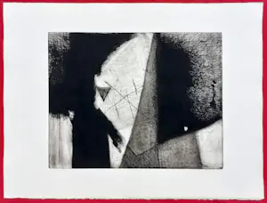 Guillaume Le Roy - Abstracte compositie, aquatint ets kopen? Bied vanaf 60!
