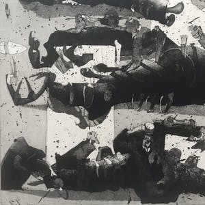 Jan Prins - Zeldzame ets - gesigneerd - 1/7 - 1990 kopen? Bied vanaf 25!